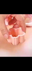 พิมพ์กดคุกกี้ พิมพ์กดฟองดอง พิมพ์กดทาร์ตลายดอกซากุระ เซ็ทสีชมพู 4 ลาย พร้อมด้ามกด