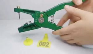 CoralCove คีมเจาะเบอร์หูหมู คีมเจาะเบอร์หูวัว คีมสำหรับเจาะป้ายเบอร์หูสัตว์ ที่เจาะเบอร์หูสัตว์ เข็มเจาะ แข็งแรง เจาะง่าย ทนนาน