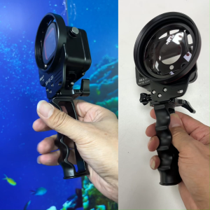 กล่องกันน้ำ Seafrogs อลูมิเนียม 60เมตร พร้อมกรอบฟิลเตอร์ ใช้กับ Insta360 ACE2 / GoPro 9-13 / DJI Action 3/4/5