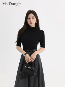 เสื้อยืดคอกลมแขนยาวทรงสลิมฟิตสำหรับผู้หญิง ทรงหลวม ทรงลำลอง ทรงปกติ ฤดูใบไม้ร่วง 2024 ทรงลำลอง แขนยาว ปกติ