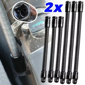 2PCS Flexible Extension Bar Socket Adapter for CR-V Drive Shaft Ratchet Wrench Car Repair Hand Tool 1/2 Inch Bendable Connecting Rod