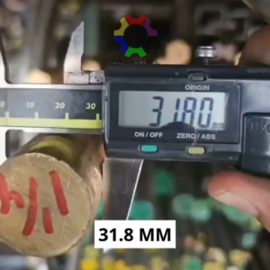 As Kuningan 1 1/4 Inch (31.8 Mm) Brass Round Bar