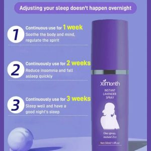 Relaxing Sleep Spray Lavender Pampering Ease Body Fatigue Fall Asleep Relaxing Body Mind Spray