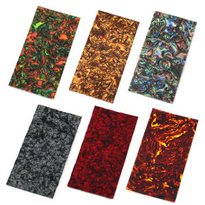 แผ่นป้องกันเครื่องดนตรีกีตาร์หัวกลวงเซรามิกลูกปัดการแกะสลักวัสดุประดิษฐ์อุปกรณ์ทำความสะอาดและรักษา