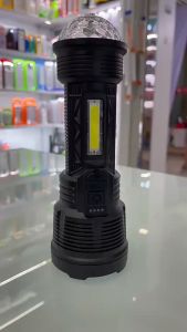 <Local Delivery> Colorful flashlight atmosphere light rotating colorful stage light emergency charging light hand lamp seven strong lights