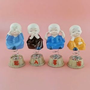 Bộ Tượng Trang Trí trên xe ô tô (TỨ KHÔNG gắn lò xo)