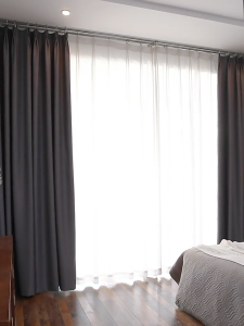 KUNFLOW Blackout Curtains | 95% Light Blocking Linen Look | Heat Reduction & Full Privacy