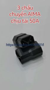 đầu chuyển đổi 3 chấu qua aima chịu tải 50A