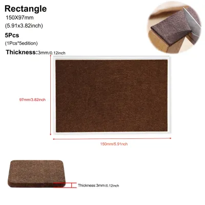 5-120 Pcs Self Adhesive Felt Pads Non-Slips Furniture Pads Chair Table Leg Floor Protectors Thick Round Bottom Covers
