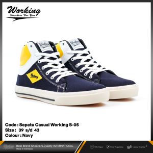 SEPATU BOOTS WORKING S - 05 / SNEAKERS sepatu acara sepatu casual sepatu cowok sepatu kece