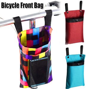 Bicycle Front Storage Bag Waterproof Electric Bike Mobile Phone Water Bottle Basket Motorcycle Car Accessories