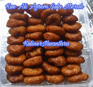 KUE ALI / KUE CINCIN GULA MERAH UKURAN KECIL 75 PCS AGREM KHAS SUKABUMI