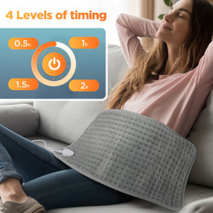 Electric Heating Pad 10 Levels Temperature Adjustment 4 Levels Timing Multifunctional Physiotherapy Heating Blanket Cushion For Hands Back Legs Shoulders Neck Spine Pain Relief Winter Warm