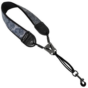 IRIN | Universal Saxophone Neck Strap for Soprano Alto Tenor Adjustable Padded Strap with Metal Hook EVA Cotton Embroidery Comfort