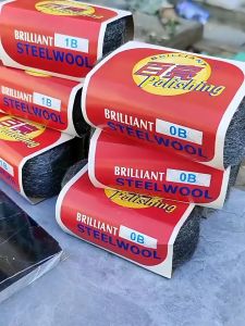 Steel Wool 0000# Poles Marmer Kaca Dibersihkan Alat Pembersih Yang Sangat Berguna