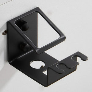 1/2pcs Upgraded Stainless Steel Toothpaste Toothbrush Cup Holder Black Garden Self-adhesive Accesories tandenborstelhouder zwart