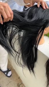 ***ราคาพิเศษ ราคาโรงงาน*** หัวหุ่นสำหรับฝึกตัดผม หัวไม่บุบบู้ หน้าสวย เส้นผมเส้นไหมเกรด A ทนความร้อนได่