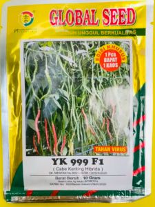 Benih Cabai Keriting Hibrida Cabe YK 999 F1 10 gr GLOBAL SEED S