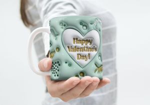 VALENTINES 3D MUG DESIGN AVAILABLE IN MORE DESIGNS