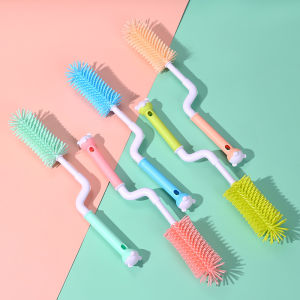 แปรงล้างขวดนม แปรงล้างซิลิโคน ปกป้องขวดนมไม่เป็นรอย ทําความสะอาดได้ด้วยน้ําสุก ไม่เป็นเชื้อรา มีให้เลือก 3 สี พร้อมส่งในไทย