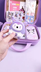 2025 Style Sanrio Childrens Stationery Spree Kuromi Stationery Set High-Value School Supplies Childrens Day Gifts Childrens Birthday Gifts