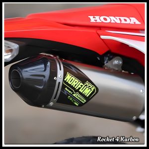 Knalpot Norifumi Rocket4 Carbon KLX150 CRF150L WR155 DTracker Viar Cross X 150