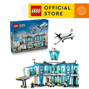 LEGO CITY 60502 Đồ Chơi Lắp Ráp Sân Bay Và Máy Bay (887 chi tiết)