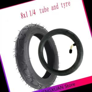 8X1 1/4 Pneumatic Tire Inner Tube And Outer Tyre for Mini Electric Scooter Baby Carriage Wheel Replacement Parts