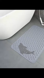 JIJI.SG Stello Anti-Slip PVC Bath Mat with Suction Cups Foot Massage Non Slip Shower
