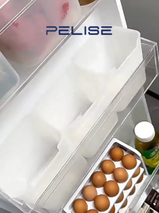 Pelise Refrigerator Organizer Storage Box – Airtight Seal Kitchen Container for Meat Vegetables