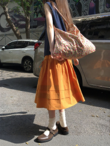 NIHAOKANONG | Chân Váy A-Line Cao Waist Co Dãn Kiểu Hàn Quốc