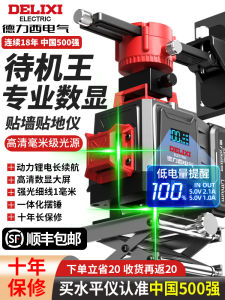เครื่องมือวัดระดับเลเซอร์ความแม่นยำสูง Delixi Electric Infrared Fine Line Top 10 Brands Laser Leveling Instrument