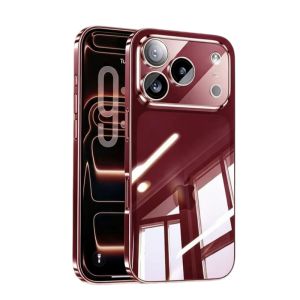 For iPhone 18 Pro Max Crystal Transparent Anti-Yellow Lens Protect Cover For iPhone 17 16E 15 14 Plus 13 12 Mini 11 Pro Max Case