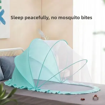 Mosquito Netting For Infant Bed Foldable Mongolian Tent Style