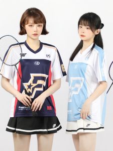 เสื้อเบสบอลคอตตอนสีน้ำเงินสไตล์อเมริกันย้อนยุค F61 แห้งเร็วระบายอากาศได้ดีสำหรับทั้งชายและหญิง