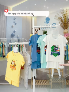 Bộ cộc tay cài vai in hình Paw Patrol BENTY chất mềm mịn co giãn set quần áo trẻ em cao cấp