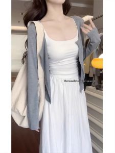 PEIXI | Áo Khoác Knit Lụa Băng Nhẹ