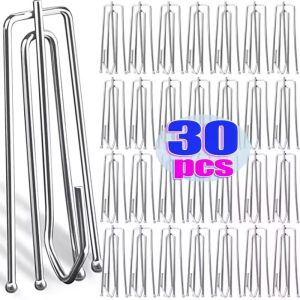 4Prongs Pinch Hooks Stainless Steel Curtain Pleated Hook Curtain Pinch Pleat Hooks Drapery Pins Curtain Decorative Accessories