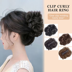 AACAR เส้นใยใยสังเคราะห์ทนความร้อนผมหยักศกผมหยักศกแบบคลิปหนีบผมหางม้าสำหรับผู้หญิงและเด็กผู้หญิงงานเลี้ยงงานแต่งงานทุกวัน