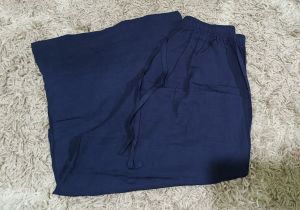 PLUS SIZE CHALLIS WIDE LEG PANTS