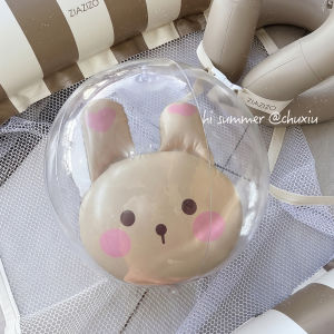 HUANHUAN | Transparent Inflatable Beach Ball Water Play Toy