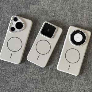 Ultra-Thin Magnetic Absorption Phone Case Samsung S25 Edge S24U Wireless Charging S23FE Hard Shell S22 Frosted S21 Large Hole Heat Dissipation