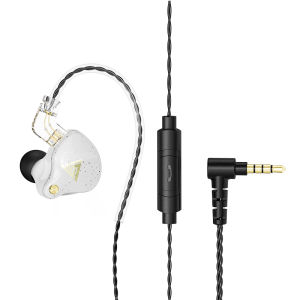 QKZ | QKZ AK6 EDX Pro 1DD Earphone Copper Dual Driver Inear HIFI Stereo Headset Monitor Sports Earbuds With Mic Gaming Headphone ZST X