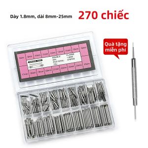 Bộ Dụng Cụ Sửa Chữa Dây Đồng Hồ Bằng Thép Không Gỉ 360 Món Chốt Nối Dây Đeo Lò Xo 8-25mm Dành Cho Thợ Đồng Hồ Bảo Trì Đồng Hồ