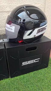 Sec Half Face Moon Dual Visor Helmet