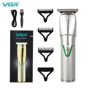 VGR | Máy Cắt Tóc Không Dây Dùng Pin Sạc USB VGR 903 Dành Cho Nam - Dụng Cụ Cắt Tóc Chuyên Nghiệp Với 3-4 Đầu Cắt