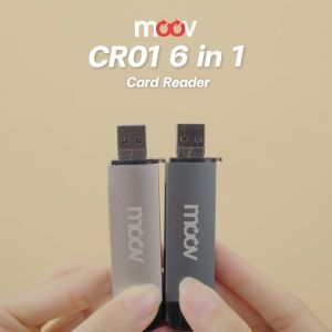 [แพ็คพร้อมส่ง] Moov CR01 6 in 1 Card Reader Type C / USB 3.0 / Micro OTG เครื่องอ่านการ์ด TF SD card Micro SD แฟลชไดรฟ์ Flash Drive เชื่อมต่อ และ โอนถ่ายข้อมูล 5Gbps Transmission