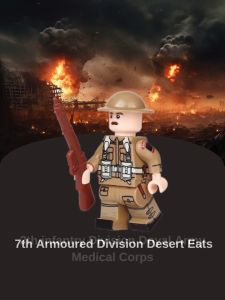 [Giá hủy diệt] Đồ Chơi Lắp Ráp Mô Hình Nhân Vật Quân Đội - Lính Anh WW2 Cao Cấp Kèm Phụ Kiện