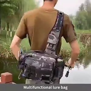 SILVER KNIGHT SK7036 Tactical Shoulder Bag Outdoor Saddle Bag for Fishing Camping and Hiking
