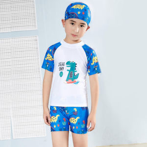 Childrens Swimming Suit Boys 2025 New Baby Swimming Pants Separate Small Medium Large Girls Sunscreen Boys Swimwear Set